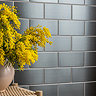 Victoria Metro Flat Wall Tiles - Metallic - 20 x 10cm