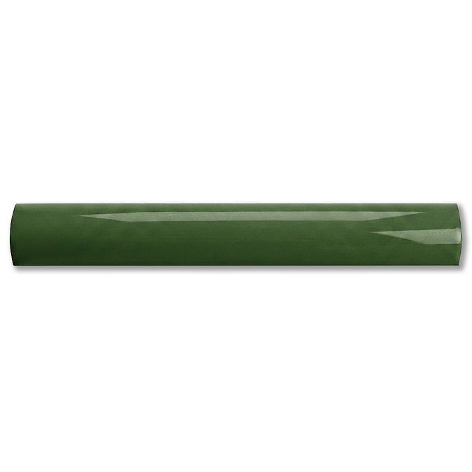 Victoria Metro Green Listello Border Trim Tile - 20 x 200mm