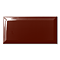 Victoria Metro Bevelled Gloss Marron Tiles - 20 x 10cm