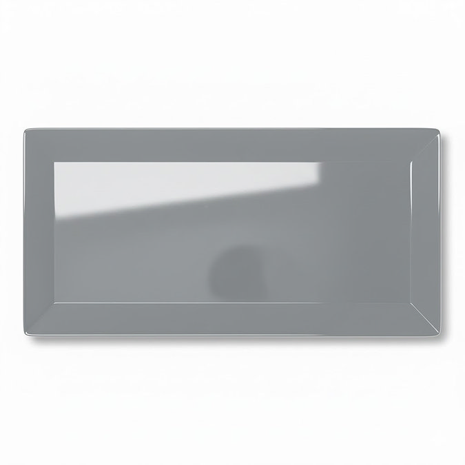 Victoria Metro Wall Tiles - Gloss Grey - 200 x 100mm