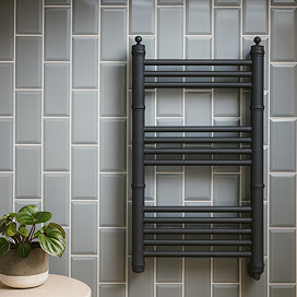 Victoria Metro Wall Tiles - Gloss Grey 200 x 100mm