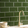 Victoria Metro Wall Tiles - Green - 20 x 10cm (Pack of 50)