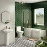 Victoria Metro Wall Tiles - Green - 20 x 10cm (Pack of 50)
