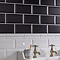 Victoria Metro Wall Tiles - Matt Black - 20 x 10cm