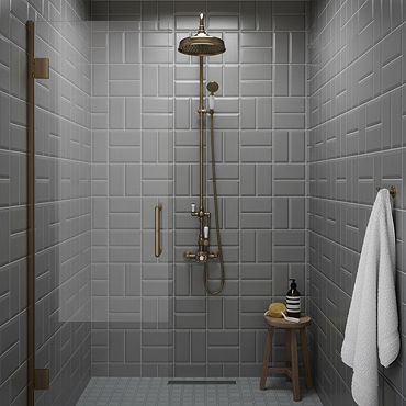 Victoria Metro Wall Tiles - Matt Dark Grey - 20 x 10cm