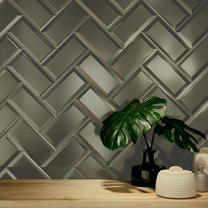 Victoria Metro Wall Tiles - Metallic - 20 x 10cm