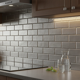 Victoria Metro Wall Tiles - Metallic - 20 x 10cm