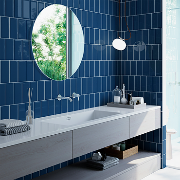 Victoria Metro Wall Tiles - Sapphire - 200 x 100mm