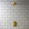 Victoria Metro Wall Tiles - White Marble Effect - 20 x 10cm