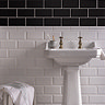 Victoria Metro White Dado Border Wall Tile - 50 x 200mm