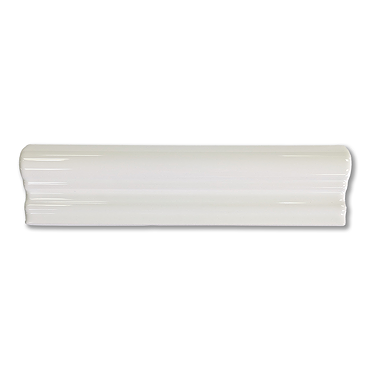 Victoria Metro White Dado Border Wall Tile - 50 x 200mm