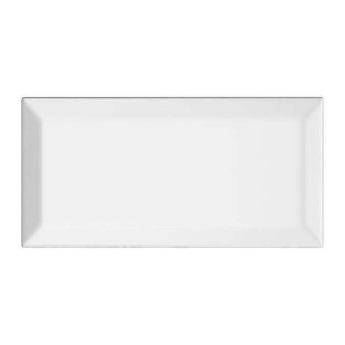Victoria Mini Metro Wall Tiles - Gloss White - 15 x 7.5cm Large Image