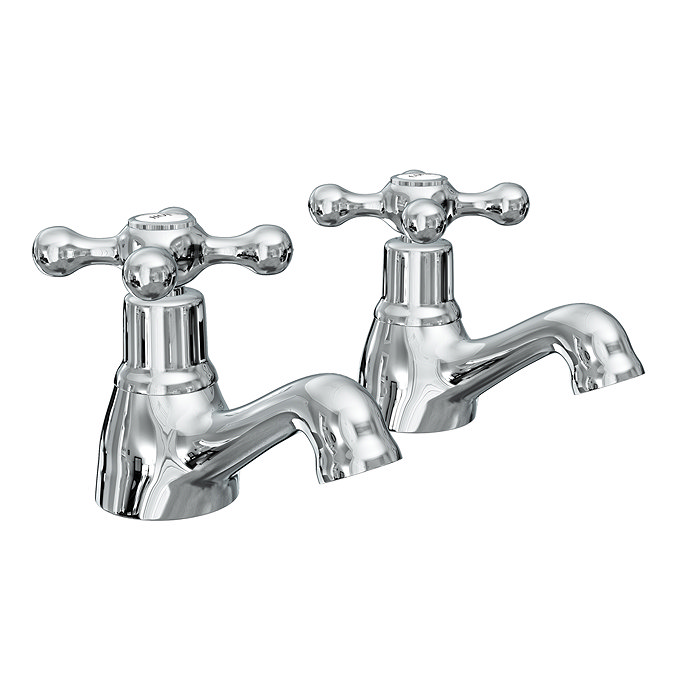 Victoria Traditional Basin Taps Large Image
