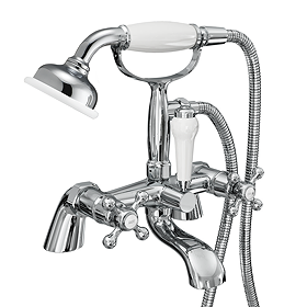 Victoria Traditional Bath Shower Mixer Tap with Handset