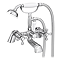 Victoria Traditional Bath Shower Mixer Tap with Handset