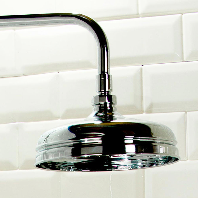 Victorian Grand Rigid Riser Kit Inc. Diverter + Swivel In Bathroom Large Image