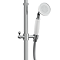 Trafalgar Traditional Rigid Riser with 200mm Shower Head, Hand Shower and Diverter Chrome