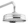 Trafalgar Traditional Rigid Riser with 190mm Shower Head, Handshower and Diverter  Profile Large Image