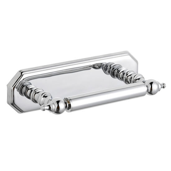 Victorian Toilet Roll Holder - Chrome Large Image
