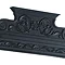 Victrion Traditional Black Aluminium Basin Wash Stand & Mirror Set In Bathroom Large Image