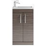 Vienna 500mm Floor Standing Vanity Unit (Driftwood - Depth 255mm) Large Image