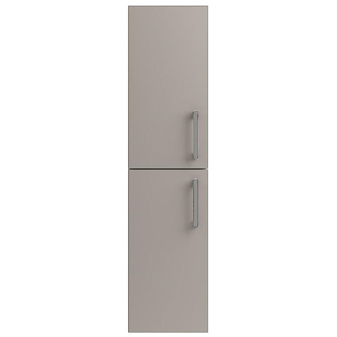 Vienna Double Door Wall Hung Unit (Stone Grey - 1435mm High) Large Image