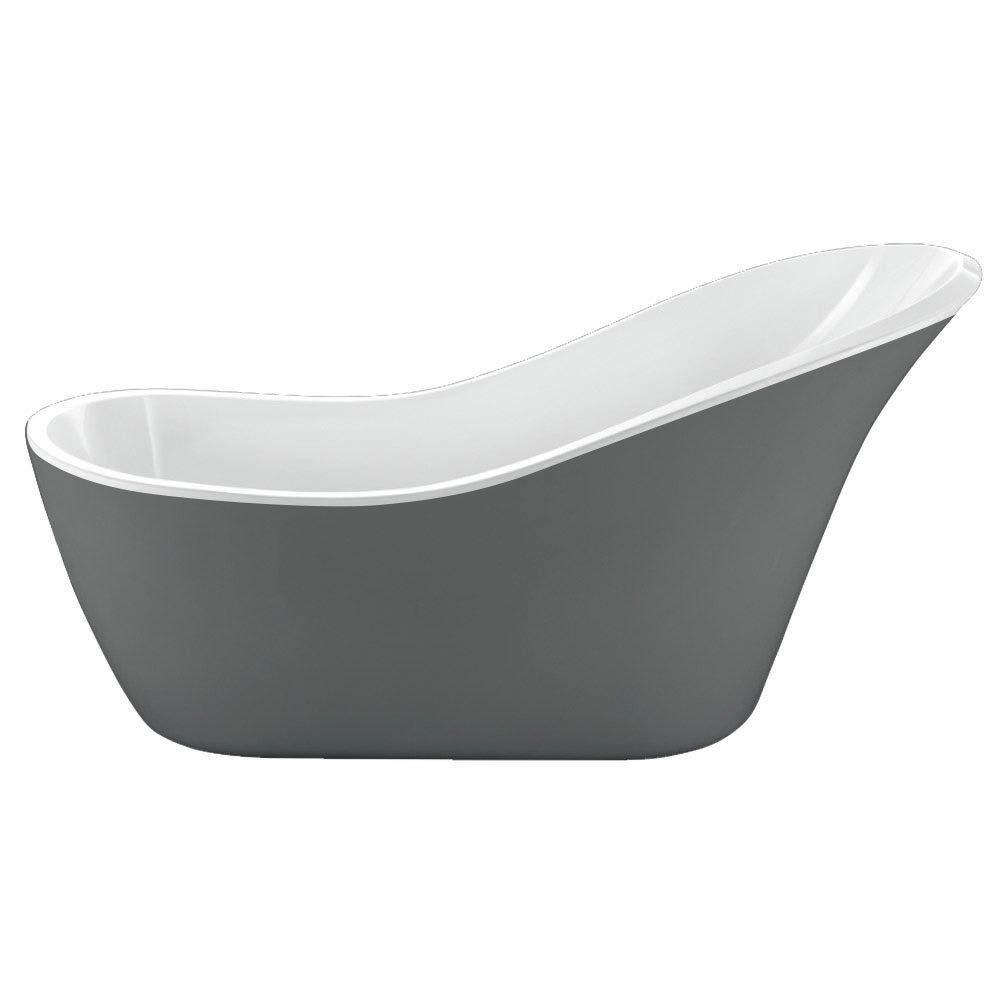 Vienna Grey 1730 Modern Slipper Free Standing Bath Victorian Plumbing UK