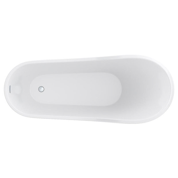 Vienna Grey 1730 Modern Slipper Free Standing Bath Victorian Plumbing UK