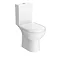 Vienna Short Projection Cloakroom Toilet with Seat  additional Large Image