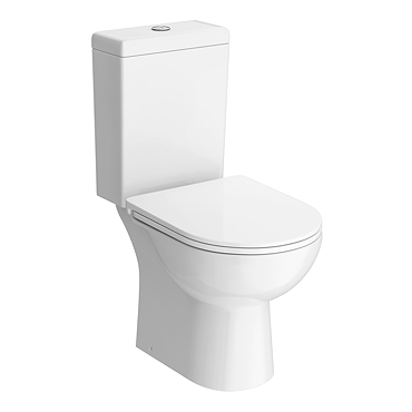 Vienna Short Projection Cloakroom Toilet with Slim Seat