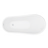 Vienna Silver 1520 Small Modern Slipper Bath  Newest Large Image