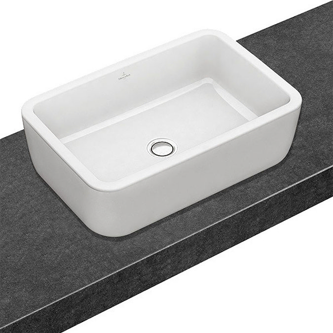 Villeroy and Boch Architectura 600 x 400mm Rectangular Countertop Basin - 41276001  Profile Large Im