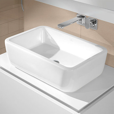 Villeroy and Boch Architectura 600 x 400mm Rectangular Countertop Basin - 41276001  Profile Large Im