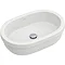 Villeroy and Boch Architectura 615 x 415mm Oval Inset Basin - 41666001 Profile Large Image