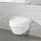 Villeroy &amp; Boch Architectura DirectFlush Rimless Wall Hung Toilet + Soft Close Seat - 4687HR01  