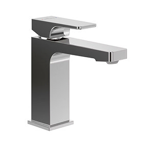 Villeroy and Boch Architectura Modern Chrome Square Single Lever Basin Mixer with Pop Up Waste