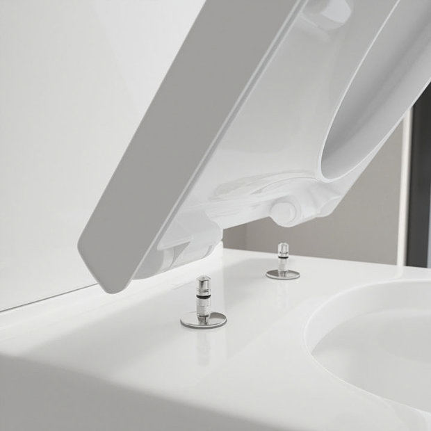 Villeroy and Boch Architectura Rimless Close Coupled Toilet (Side/Rear Entry Water Inlet) + Seat  In