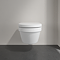 Villeroy and Boch Architectura Round Rimless Wall Hung Toilet + Seat