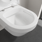 Villeroy and Boch Architectura Round Rimless Wall Hung Toilet + Seat