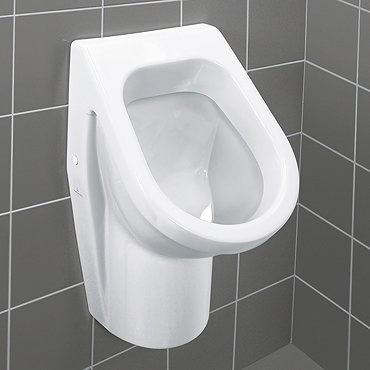 Villeroy and Boch Architectura Siphonic Urinal with Concealed Water Inlet - 55740001  Profile Large 