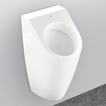 Villeroy and Boch Architectura Siphonic Urinal with Concealed Water Inlet - 55860001  Profile Large 