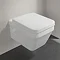 Villeroy and Boch Architectura Square Rimless Wall Hung Toilet + Seat Feature Large Image