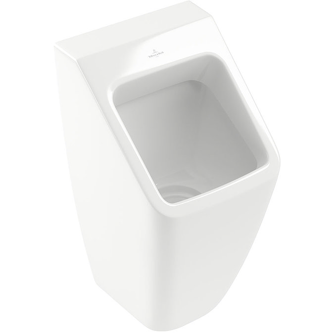 Villeroy and Boch Architectura Square Siphonic Urinal with Concealed Water Inlet - 55870001  Feature