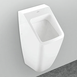 Villeroy and Boch Architectura Square Siphonic Urinal with Concealed Water Inlet - 55870001 Medium I