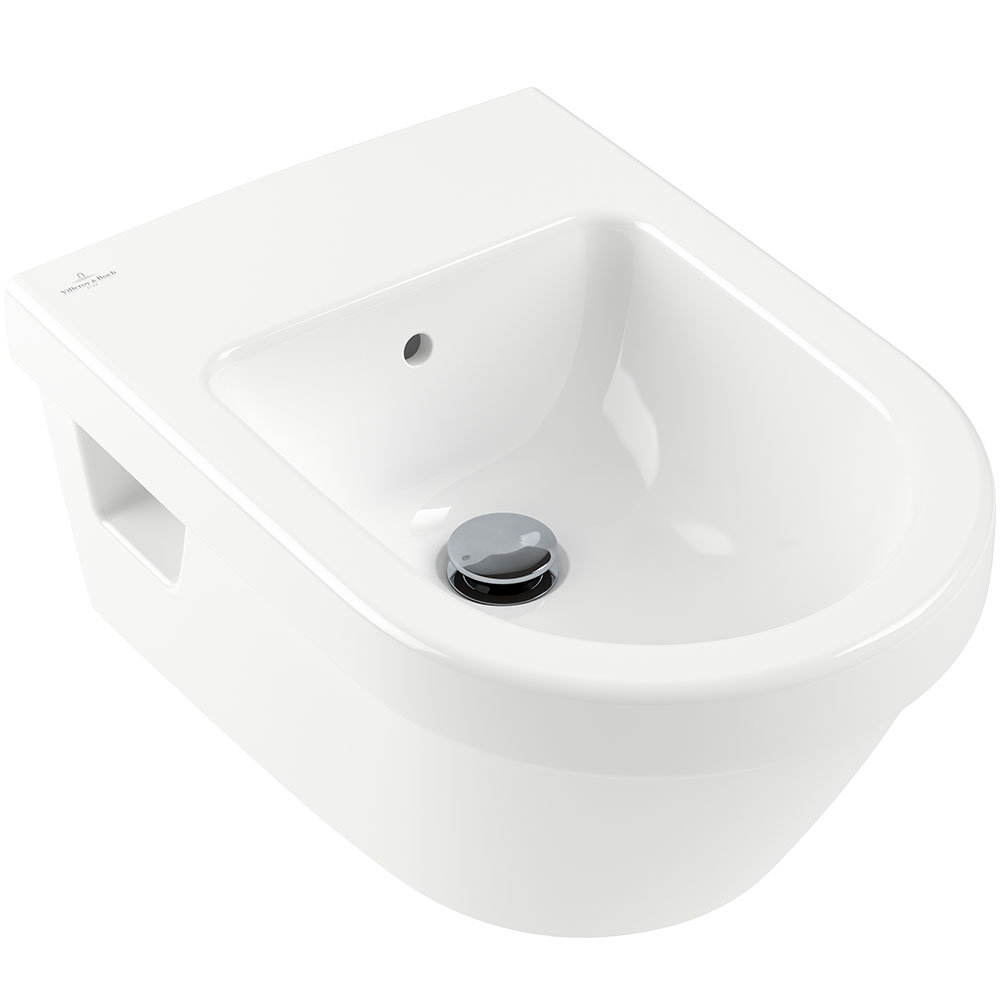 Villeroy and Boch Architectura Wall Hung Bidet - 54840001  Feature Large Image