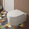 Villeroy and Boch Arto DirectFlush Rimless Wall Hung Toilet w/ Soft Close Seat - 4657HR01  Standard 