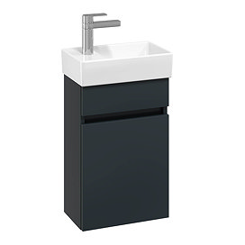 Villeroy and Boch Arto Satin Grey 360mm Wall Hung Vanity Unit