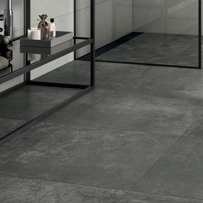 Villeroy and Boch Atlanta Night Grey Wall & Floor Tiles - 600 x 600mm