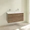 Villeroy and Boch Avento Arizona Oak 1000mm Wall Hung 2-Drawer Double Vanity Unit Profile Large Ima