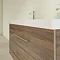 Villeroy and Boch Avento Arizona Oak 1000mm Wall Hung 2-Drawer Double Vanity Unit  Standard Large Im